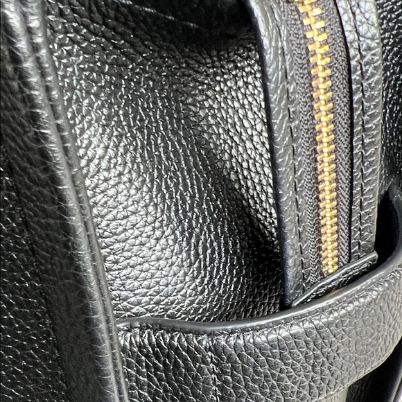 THE LEATHER LARGE TOTE BAG - Picture 14 of 15